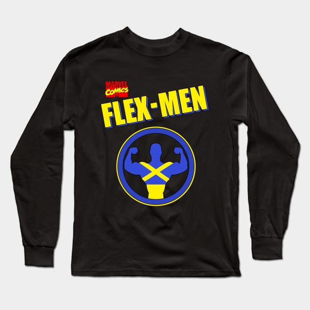 Flex Men Long Sleeve T-Shirt by Christastic